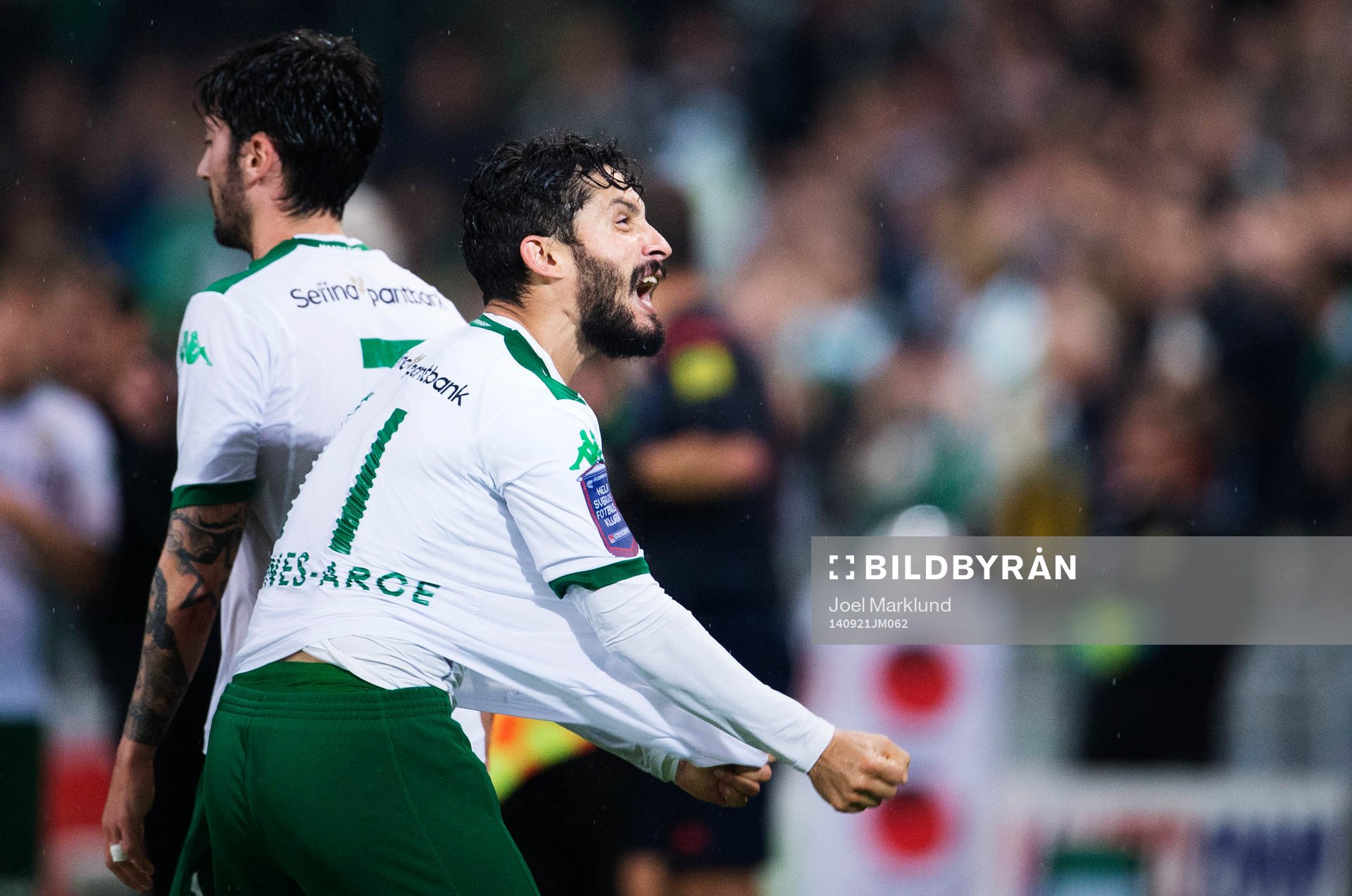 Hammarbys Pablo Pinones-Arce jublar