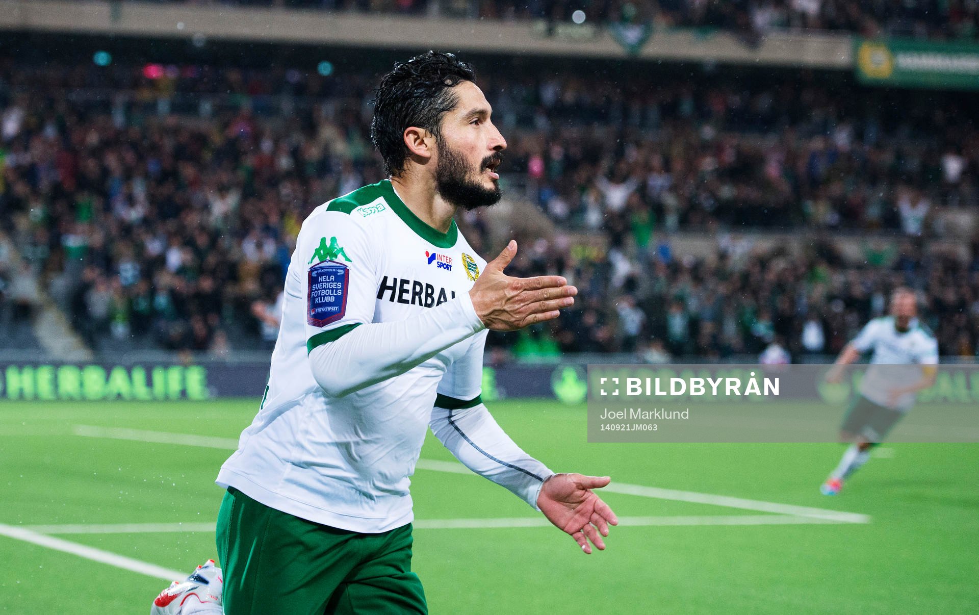 Hammarbys Pablo Pinones-Arce jublar