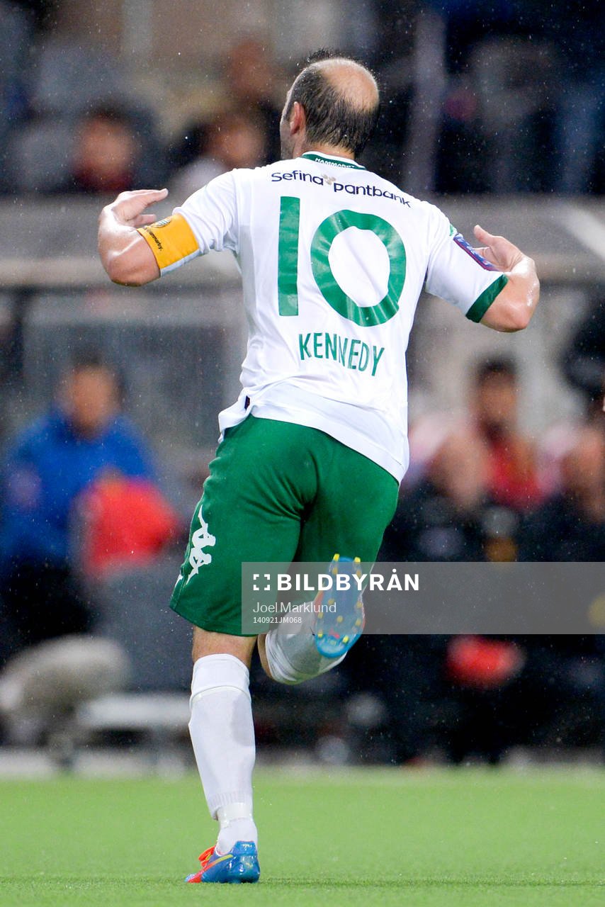 Hammarbys Kennedy Bakircioglu jublar