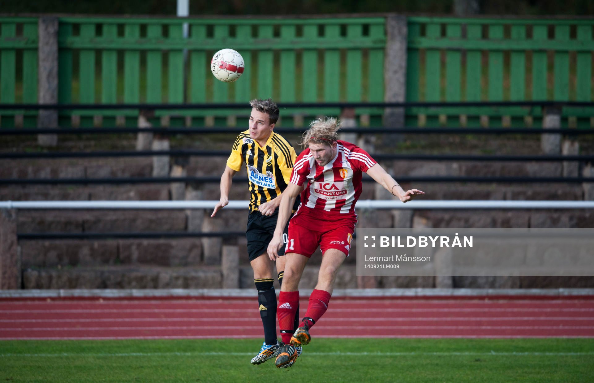 IFK Hässleholms Danny Gunnarsson  i matchen i division 3