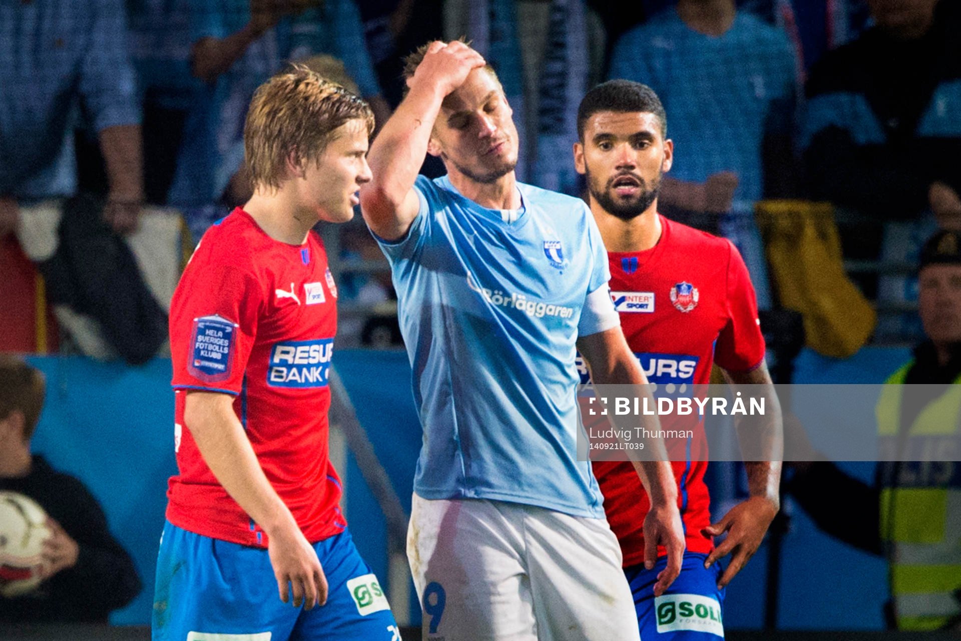 Malmö FFs Markus Rosenberg deppar