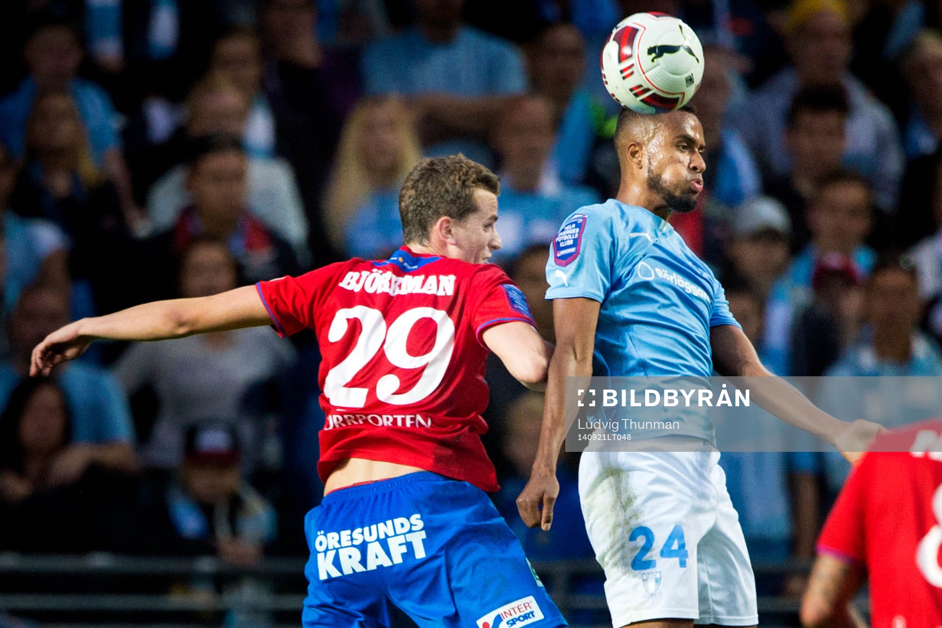 Helsingborgs Jesper Björkman i nickduell med Malmö FFs