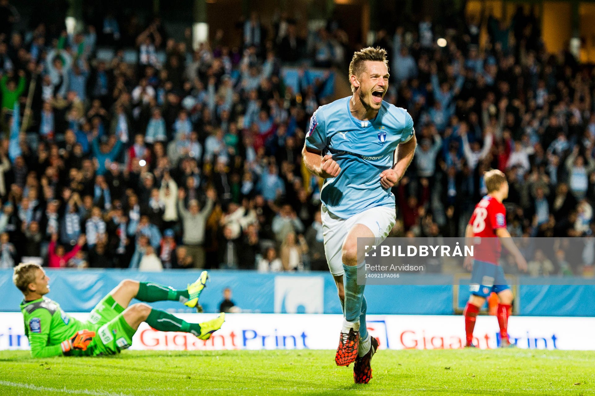 Malmö FFs Markus Rosenberg jublar