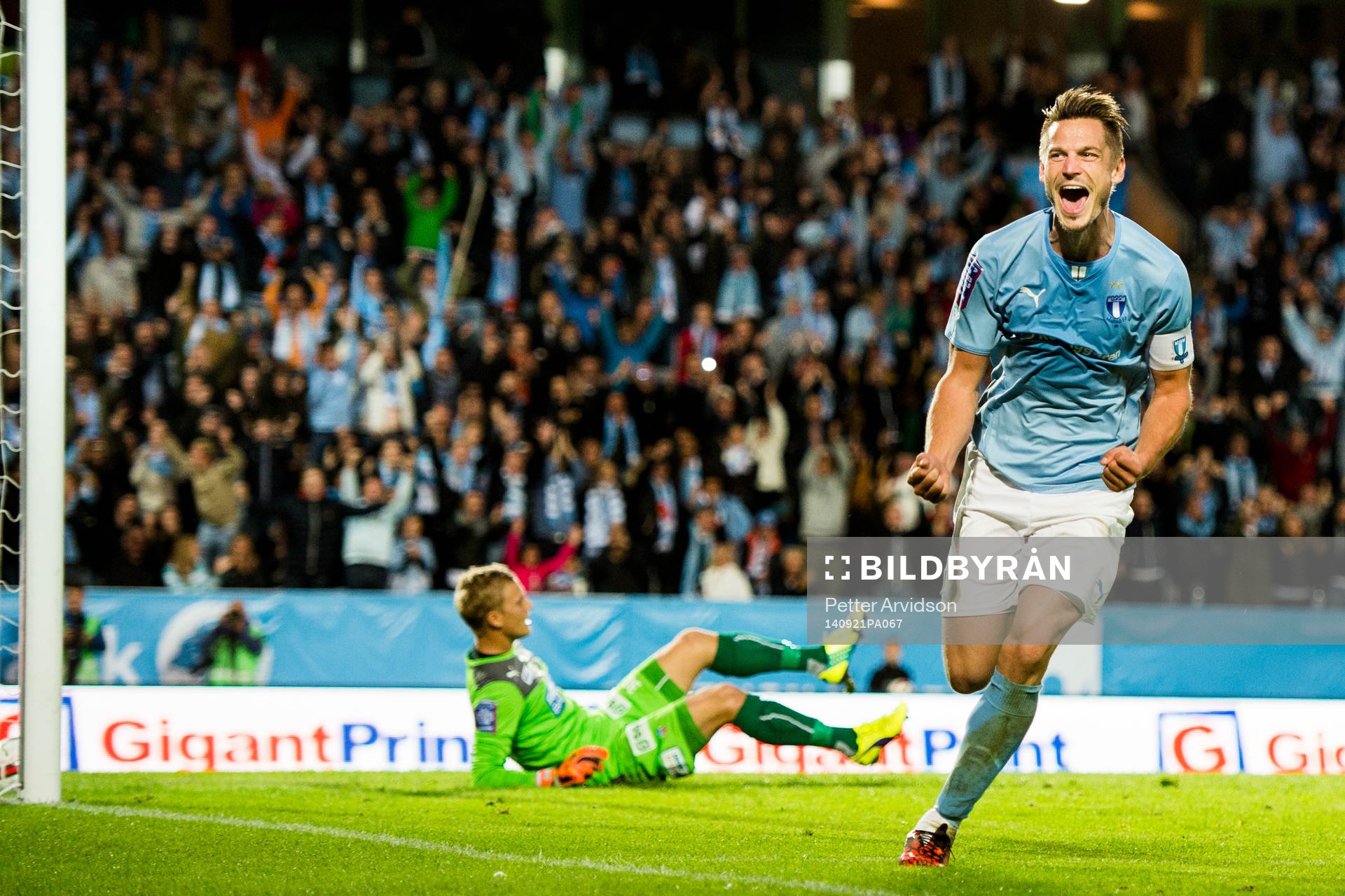 Malmö FFs Markus Rosenberg jublar