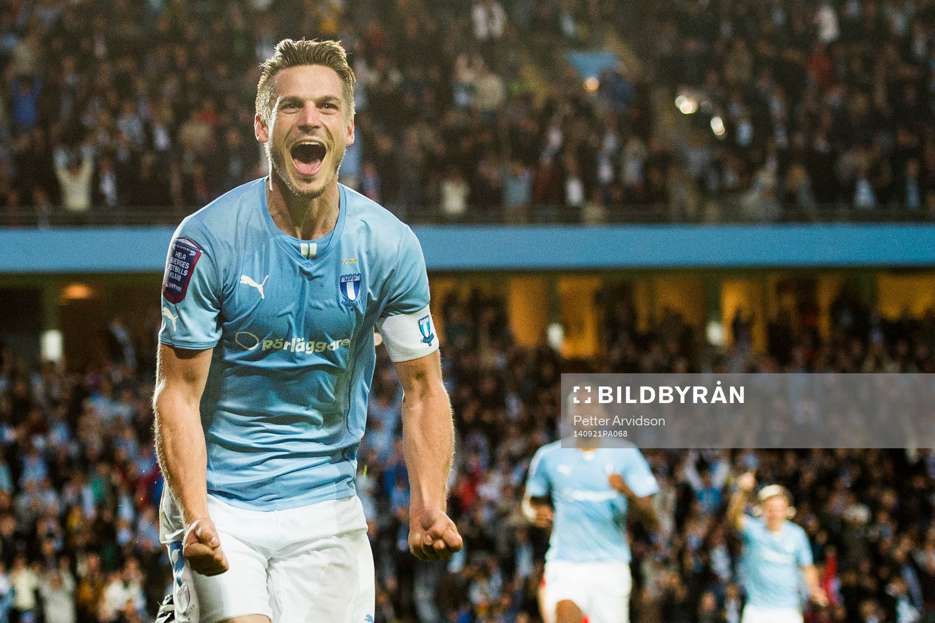 Malmö FFs Markus Rosenberg jublar