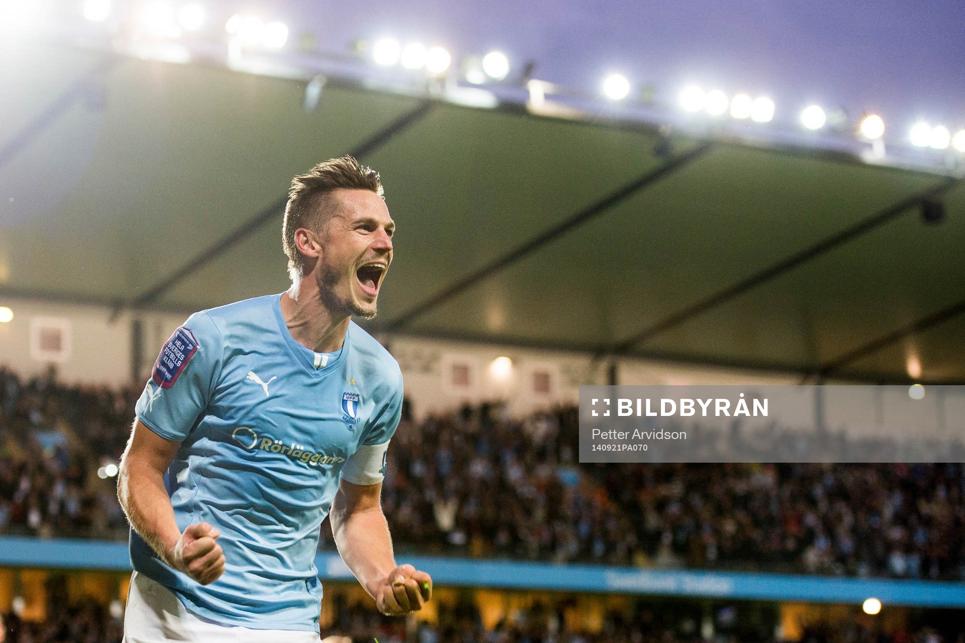 Malmö FFs Markus Rosenberg jublar