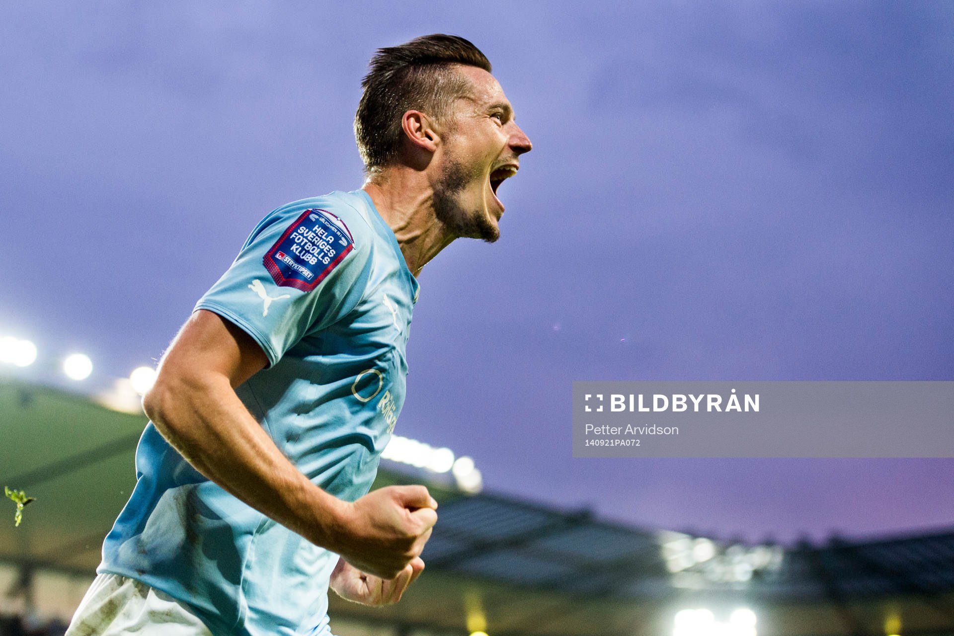 Malmö FFs Markus Rosenberg jublar