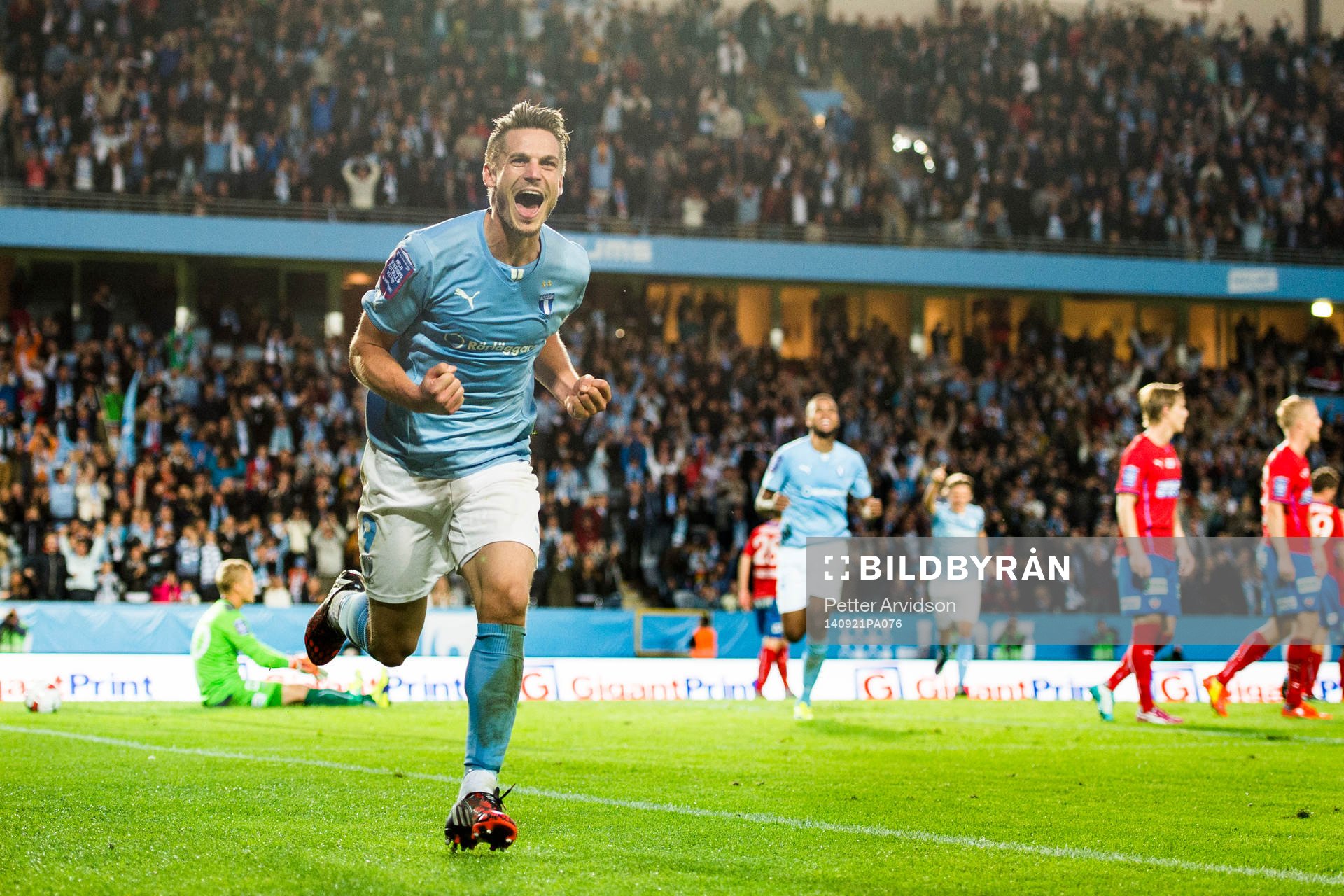 Malmö FFs Markus Rosenberg jublar