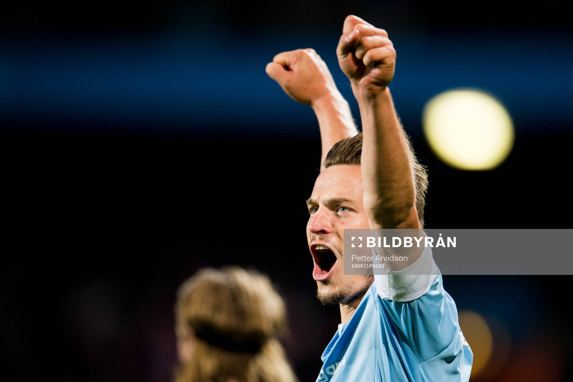Malmö FFs Markus Rosenberg jublar