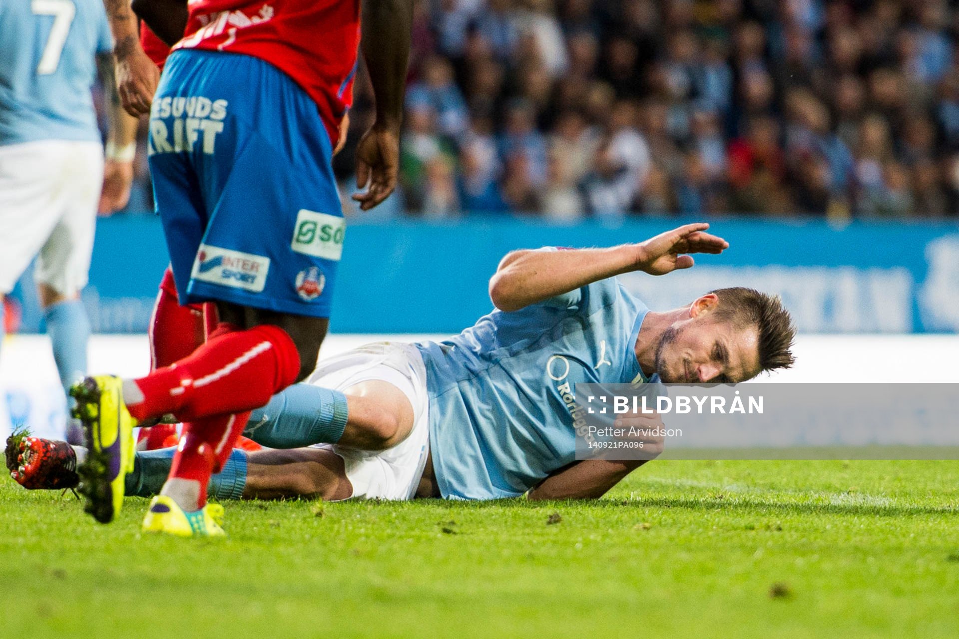 Malmö FFs Markus Rosenberg deppar