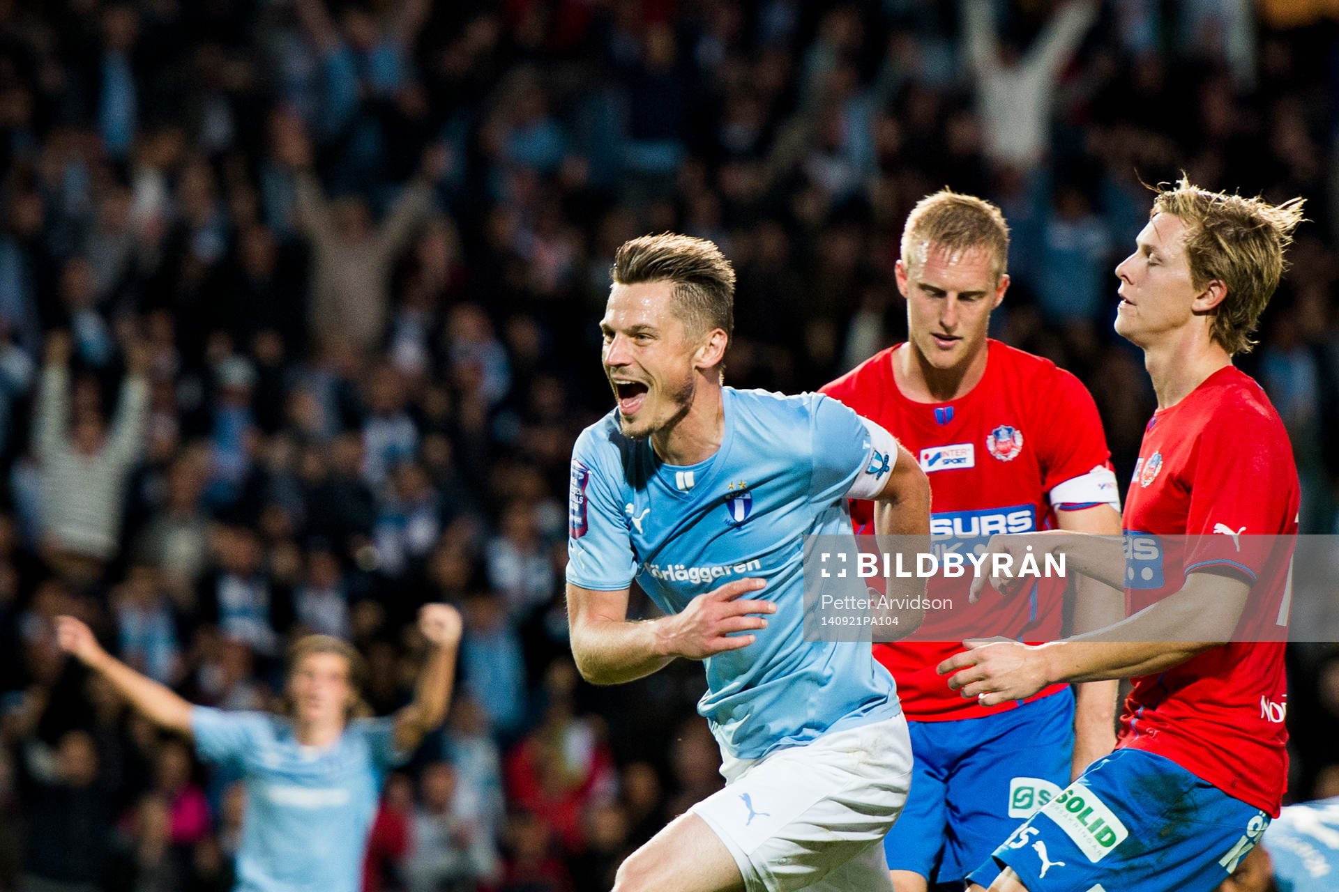 Malmö FFs Markus Rosenberg jublar