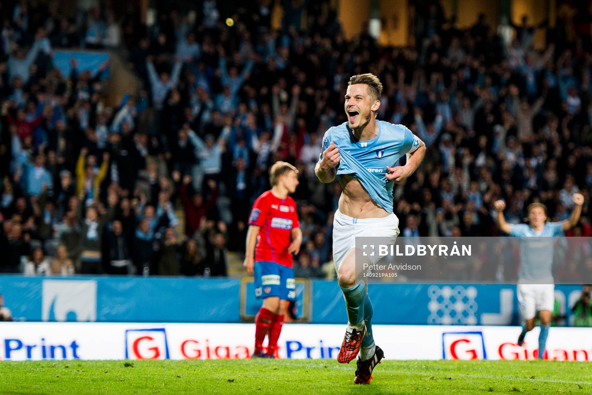Malmö FFs Markus Rosenberg jublar