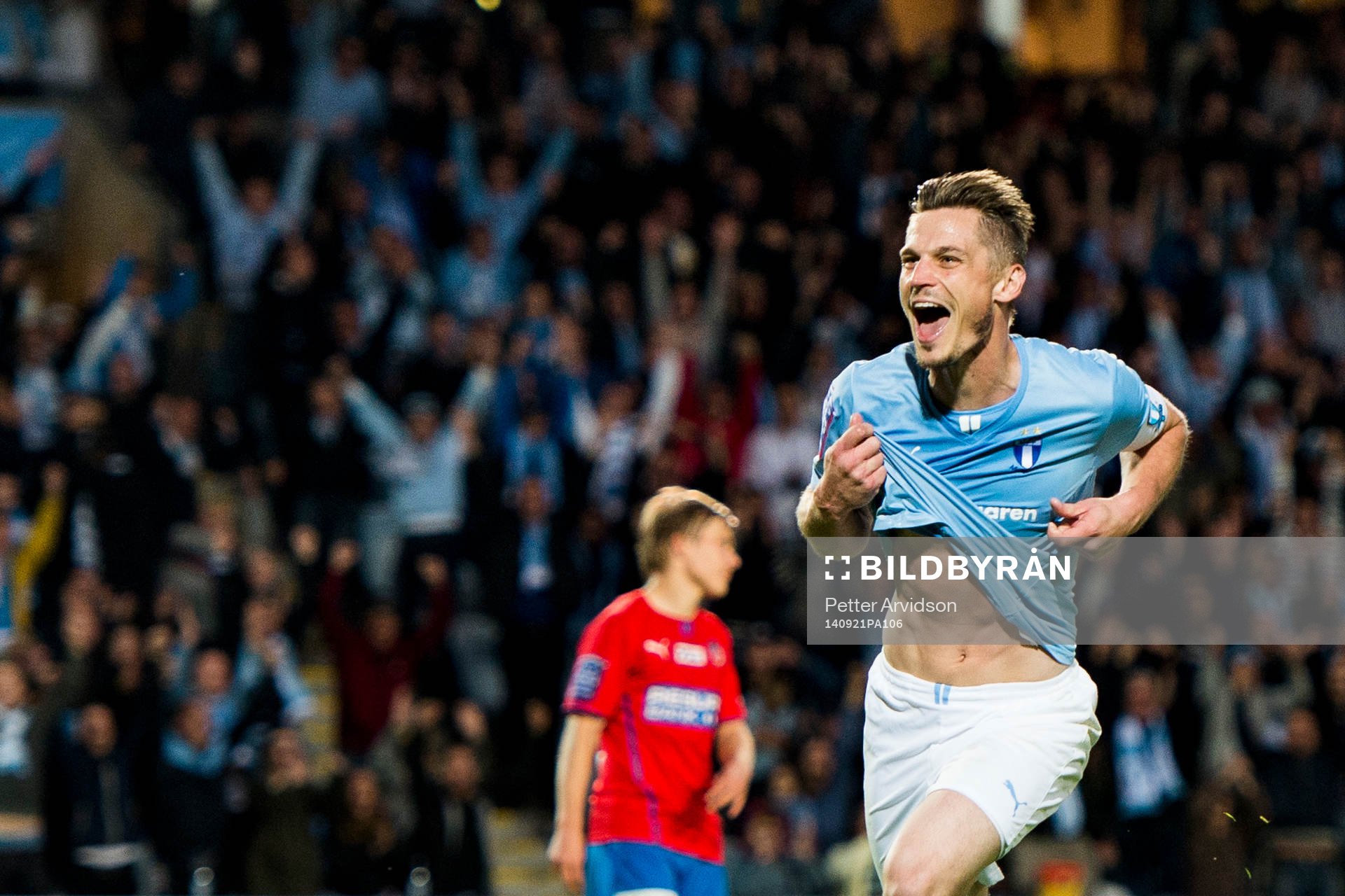 Malmö FFs Markus Rosenberg jublar