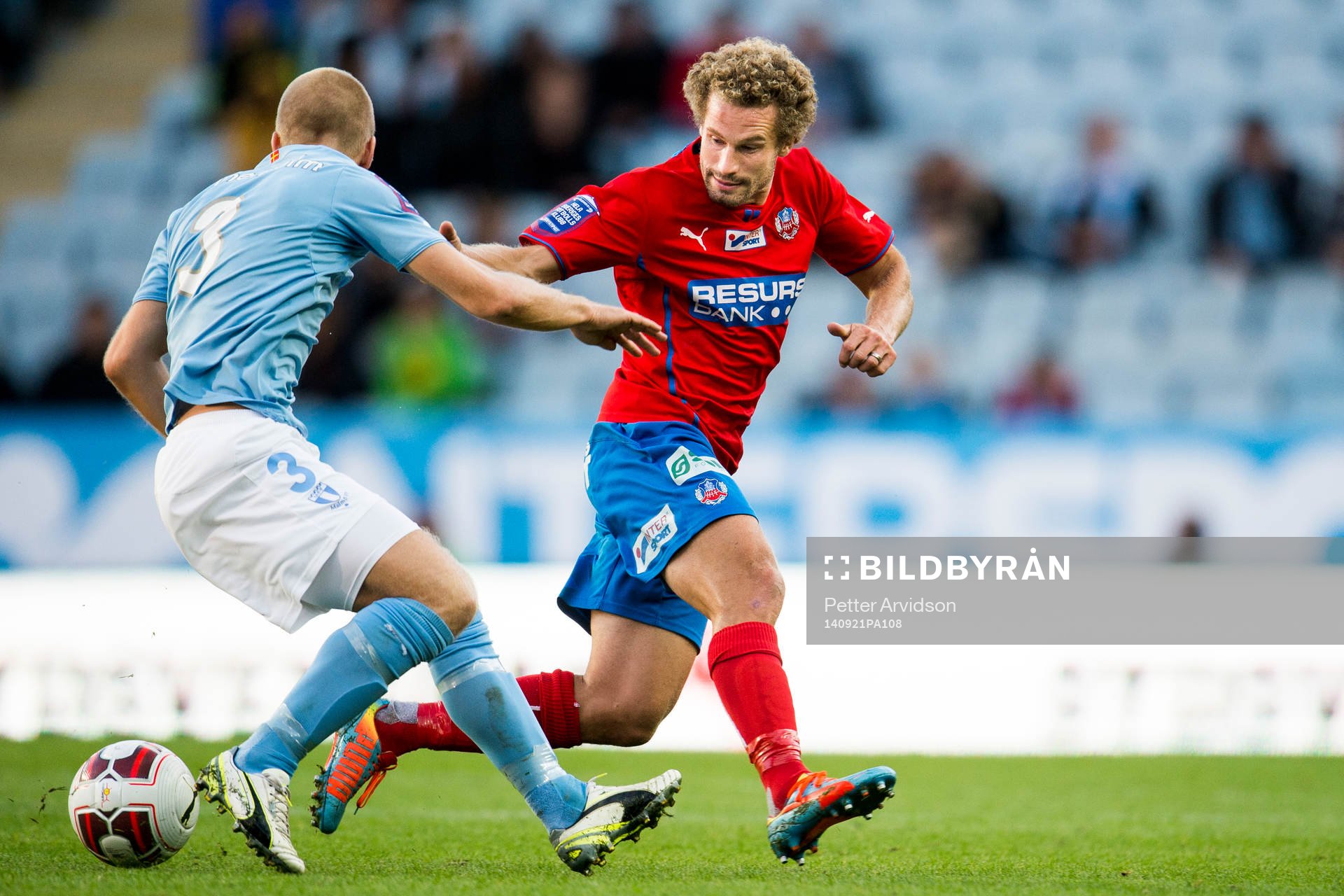 Malmö FFs Anton Tinnerholm och Helsingborgs Christoffer