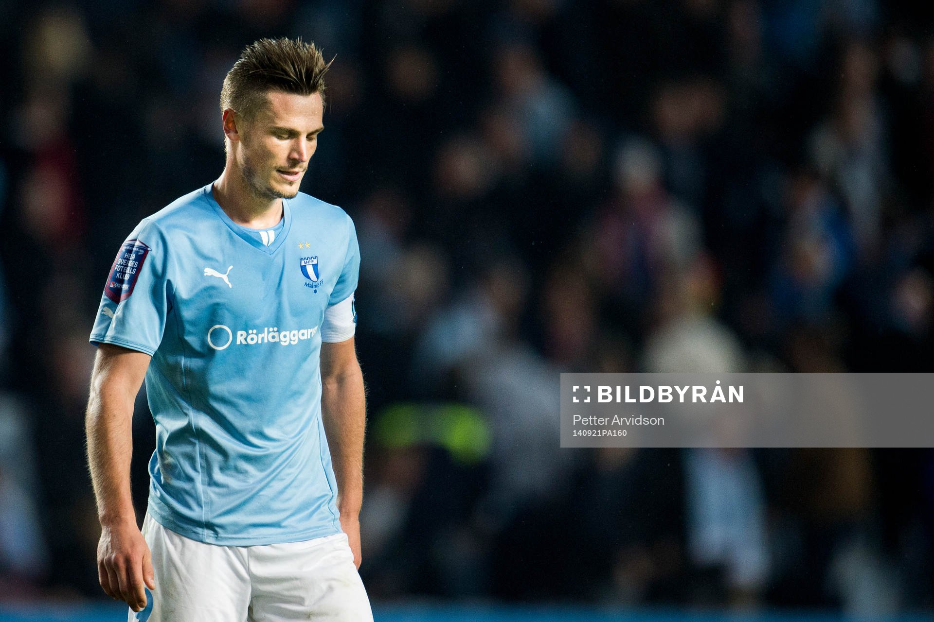 Malmö FFs Markus Rosenberg deppar