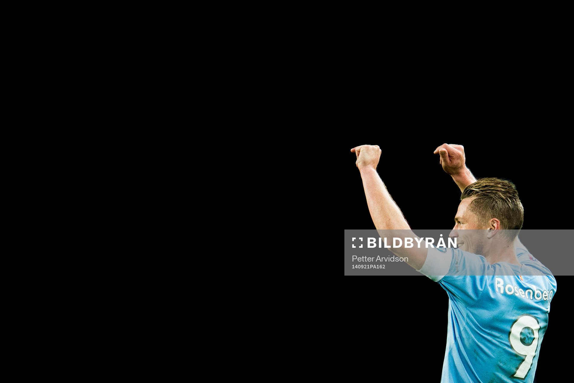 Malmö FFs Markus Rosenberg jublar