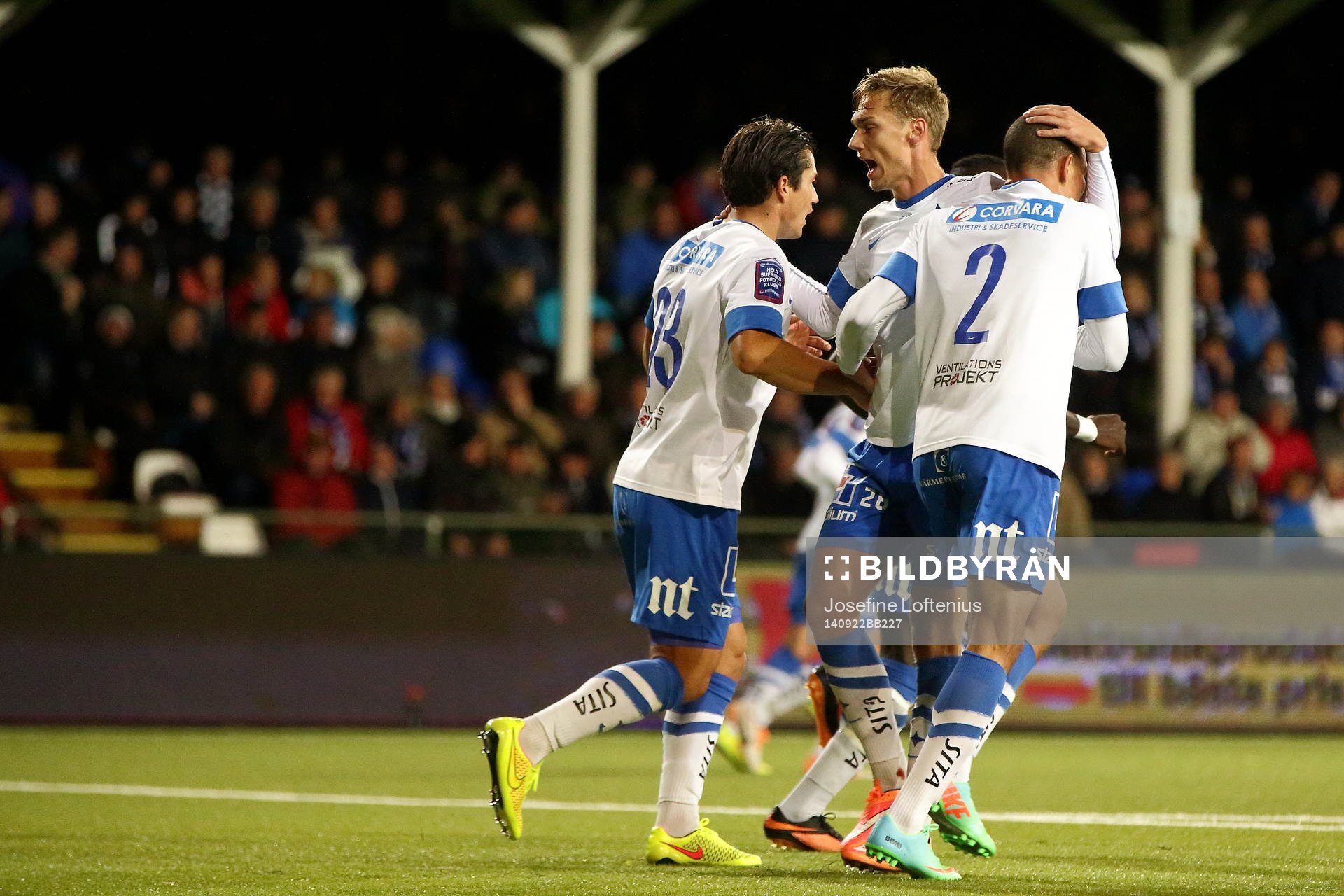 Norrköpings Edvard Skagestad gör mål och 2-1 och Linus