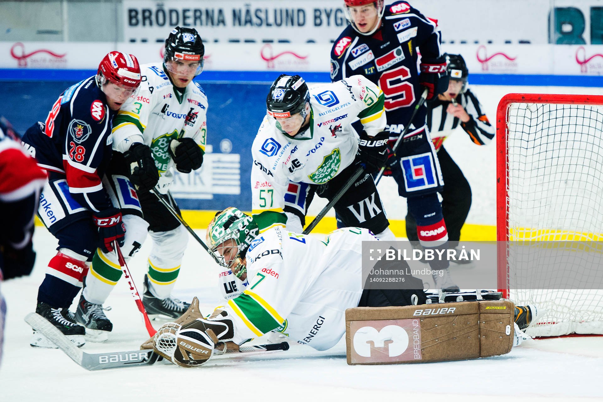 Södertäljes Jesper Frödén och Björklövens Alexander