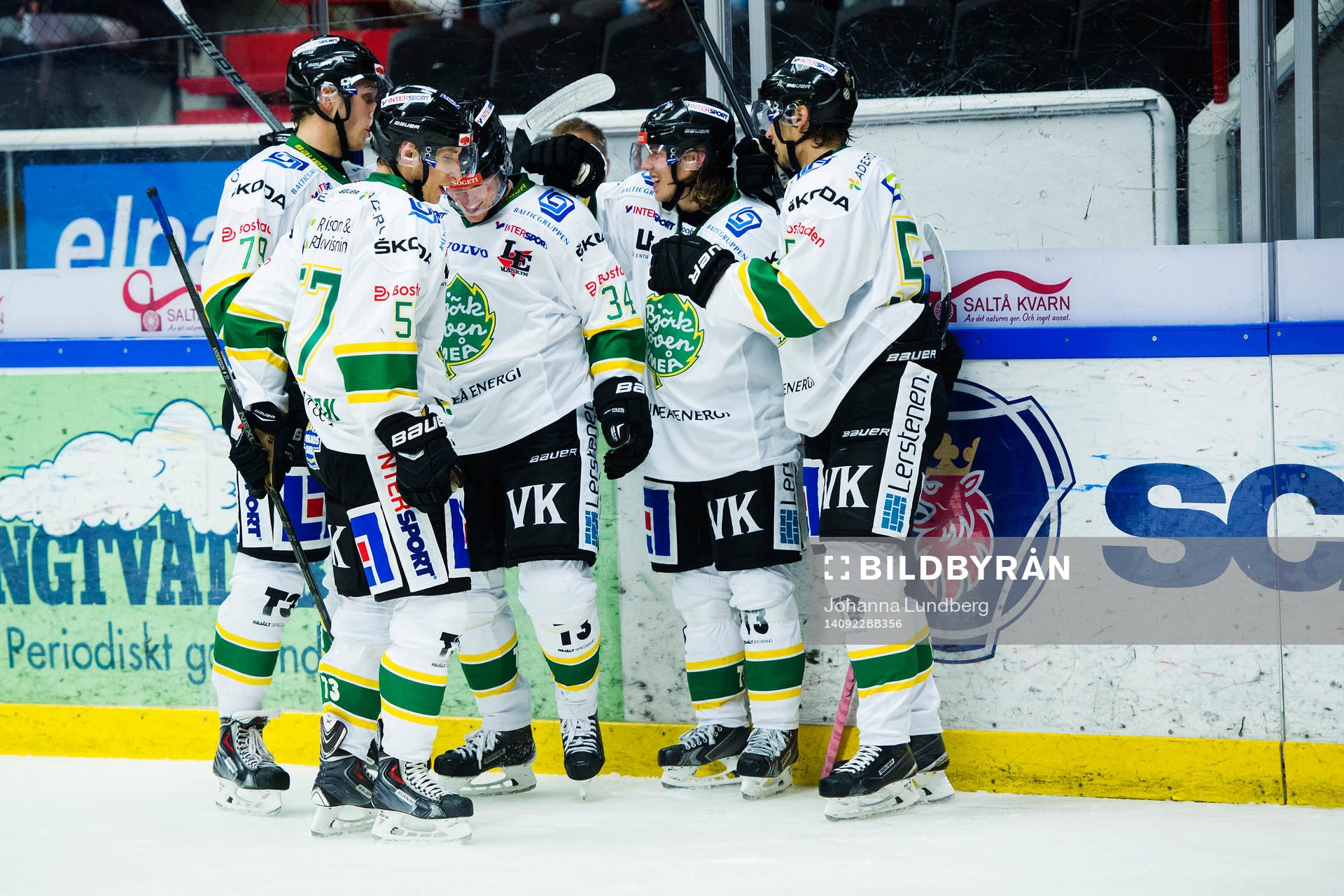 Björklövens Jon Palmebjörk jublar