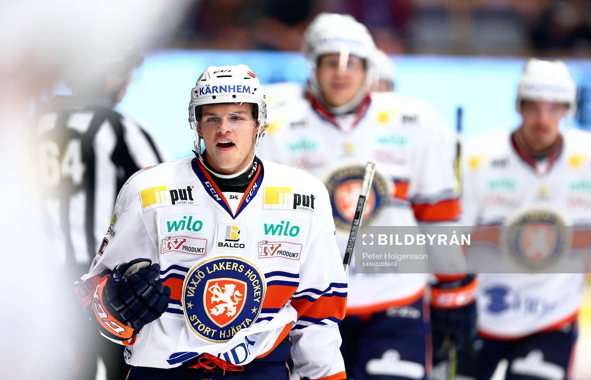 Växjös Malte Strömwall jublar