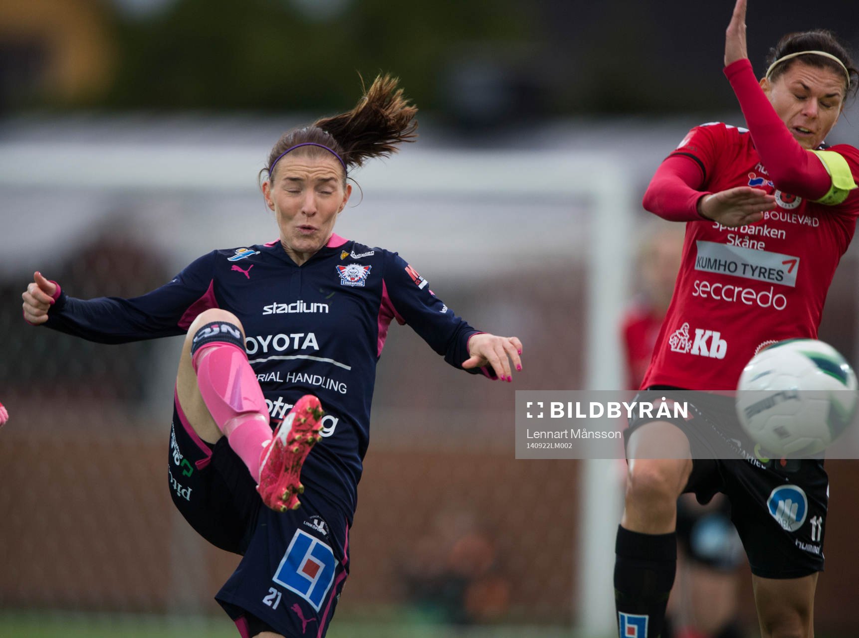 Linköpings Maja Krantz och Kristianstads Susanne Moberg