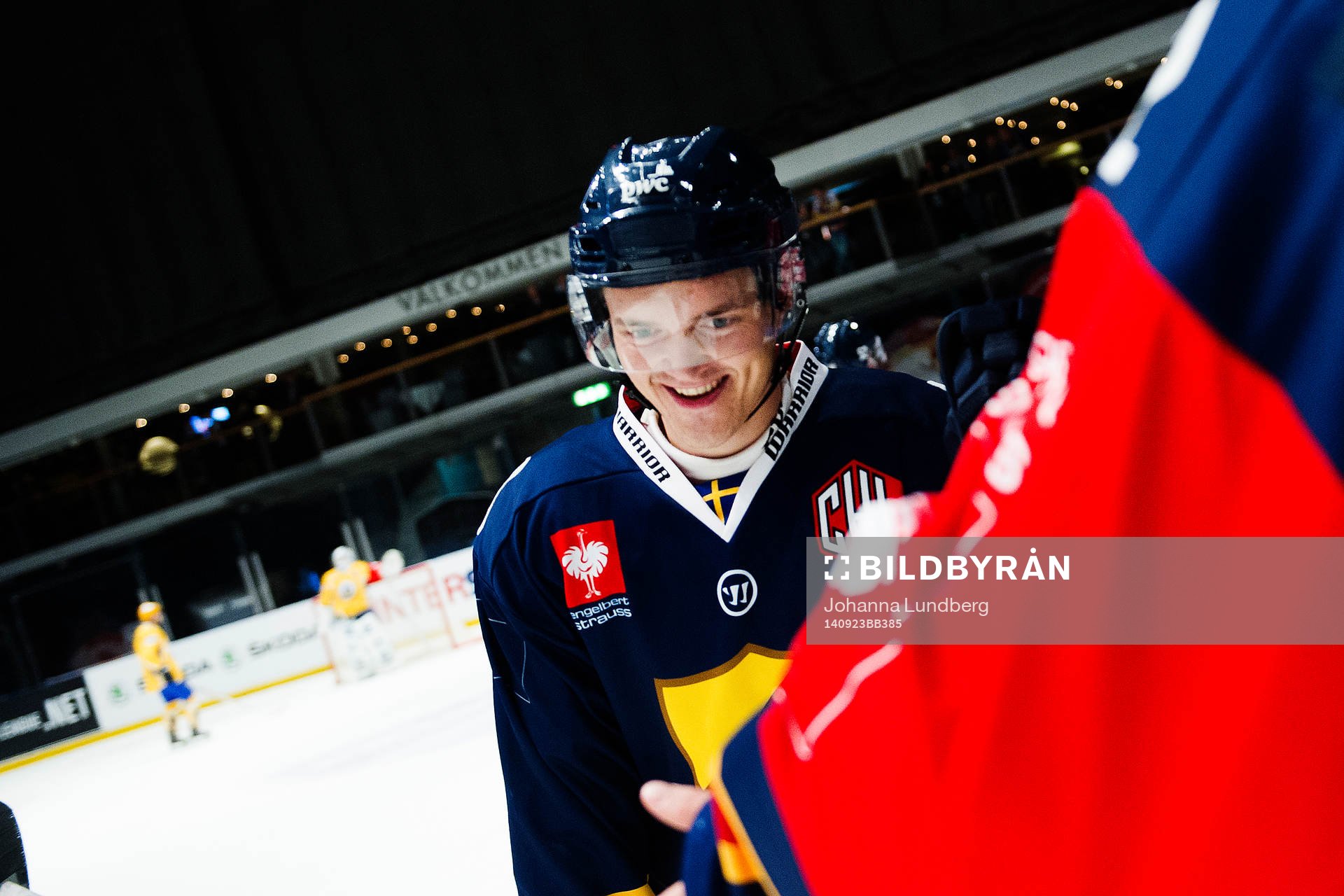 Djurgårdens  Marcus Högström jublar