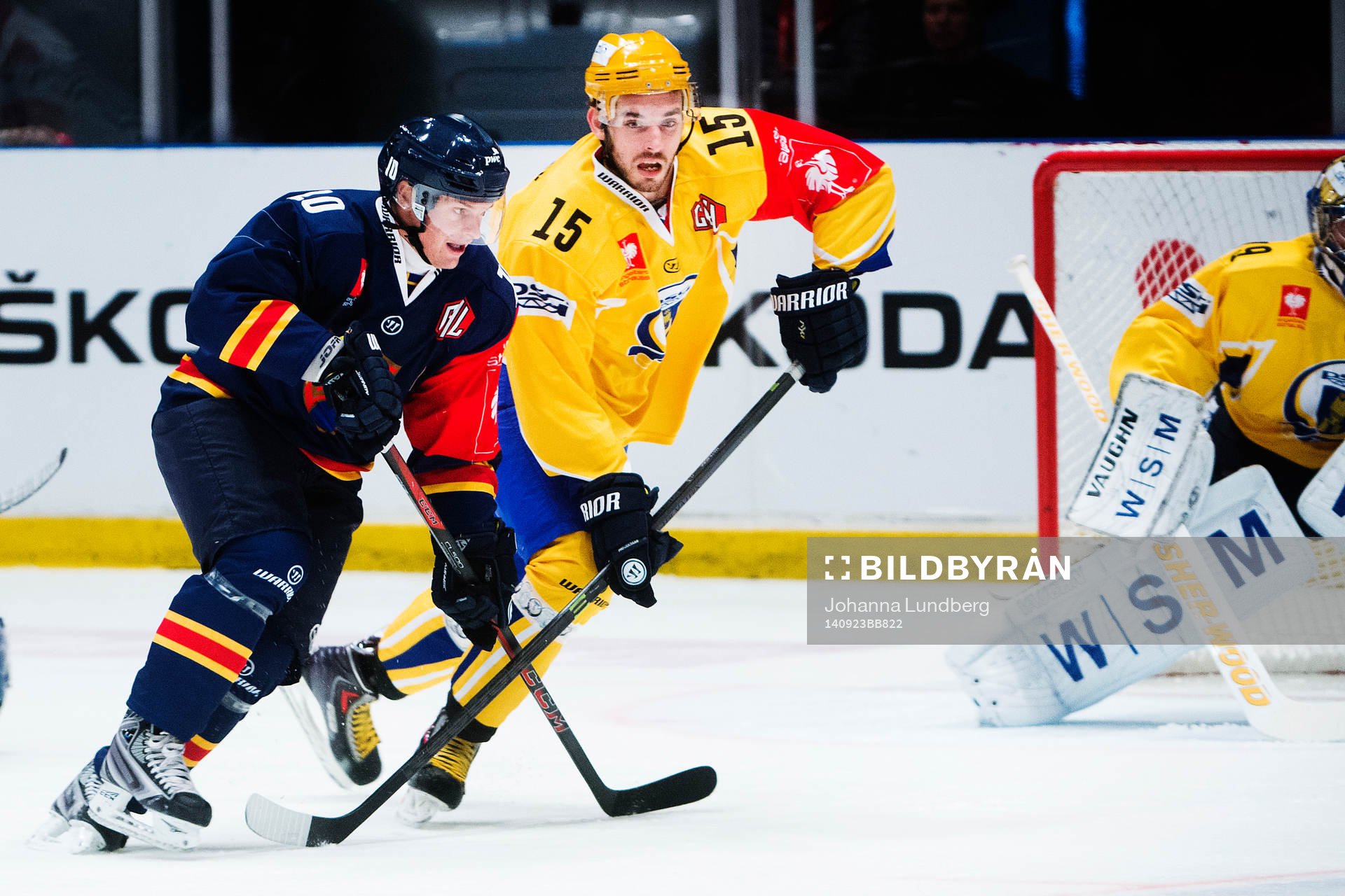 Djurgårdens Joakim Eriksson och Zlins Martin Matejicek