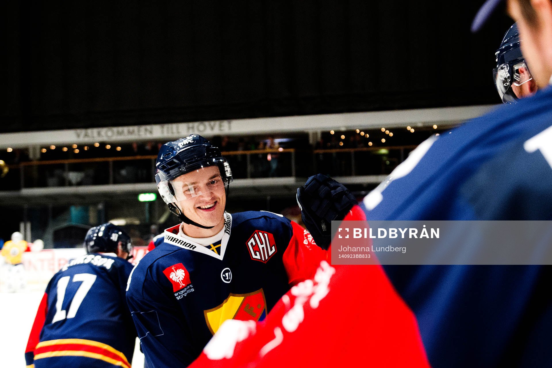 Djurgårdens Marcus Högström jublar