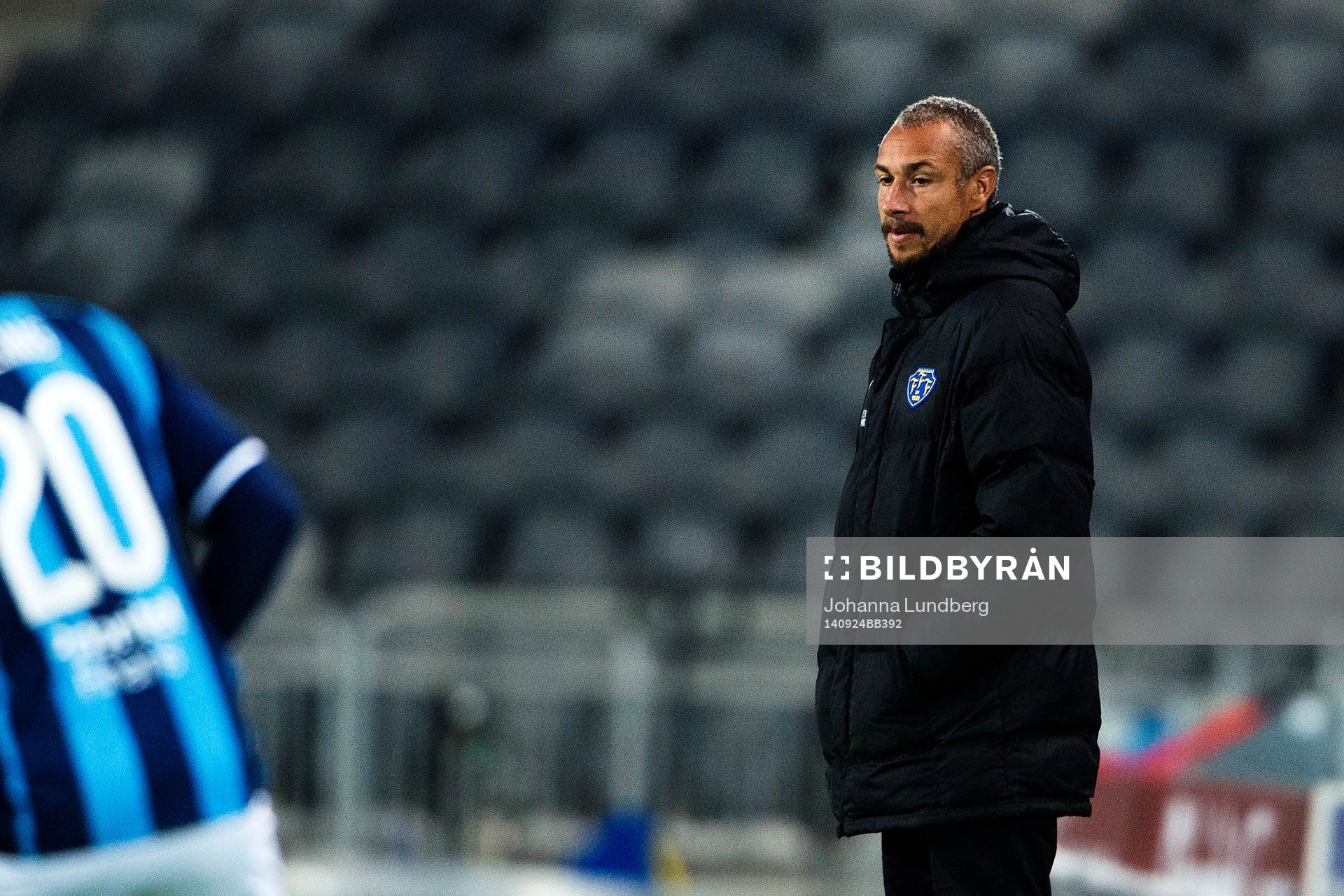 Falkenbergs tränare Henrik Larsson