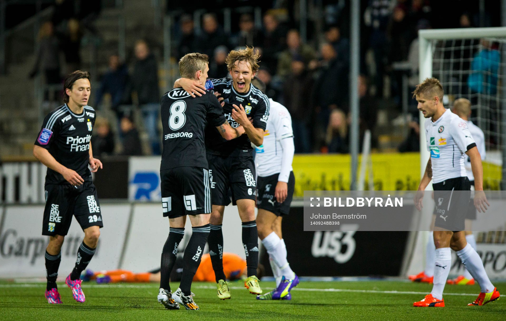 IFK Göteborgs Ludwig Augustinsson gör 2-2 och jublar