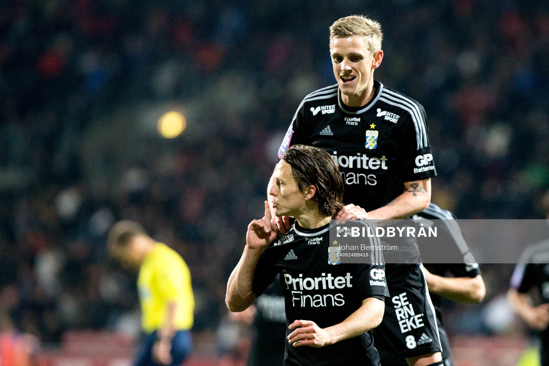 IFK Göteborgs Lasse Vibe jublar