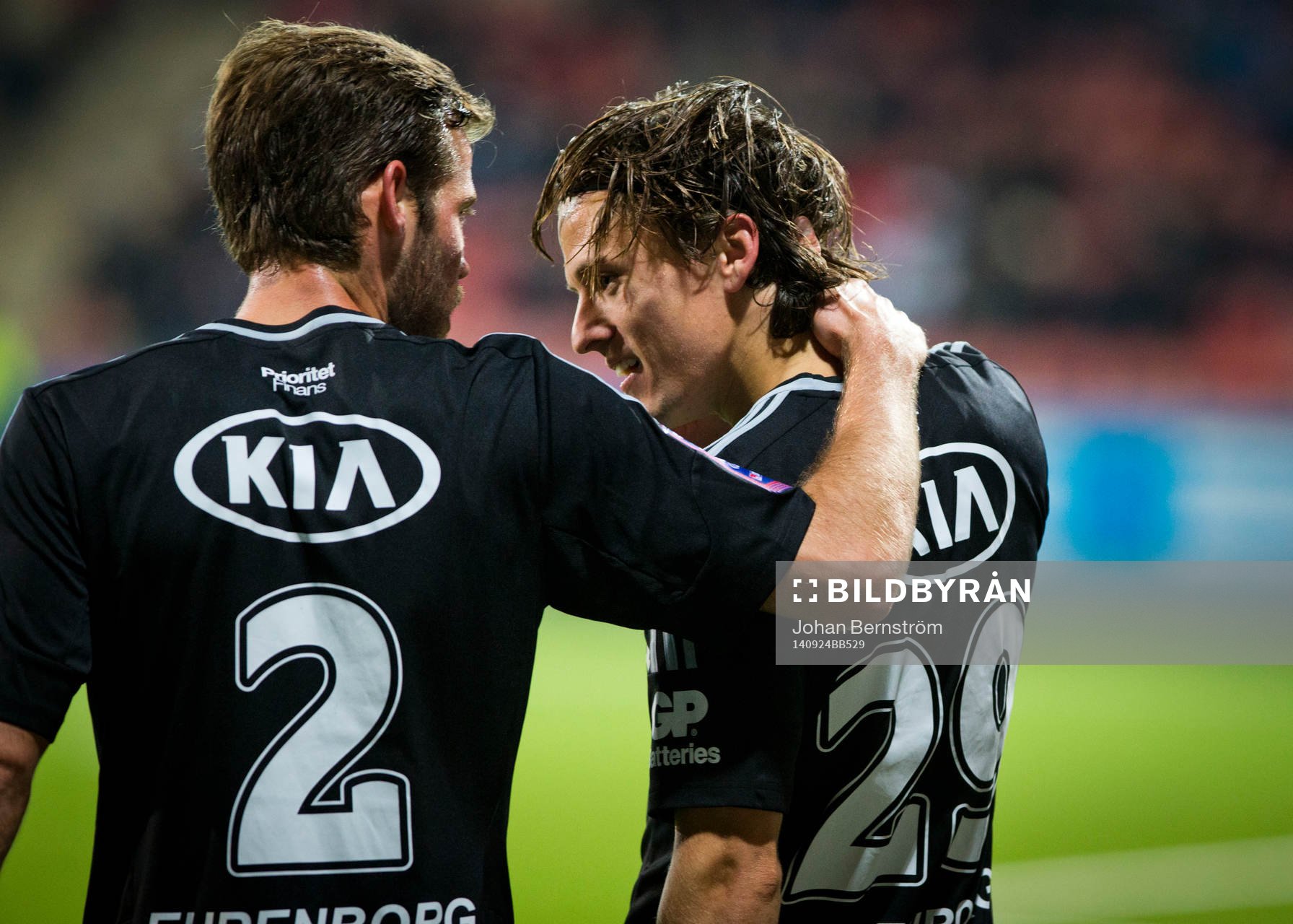 IFK Göteborgs Lasse Vibe jublar