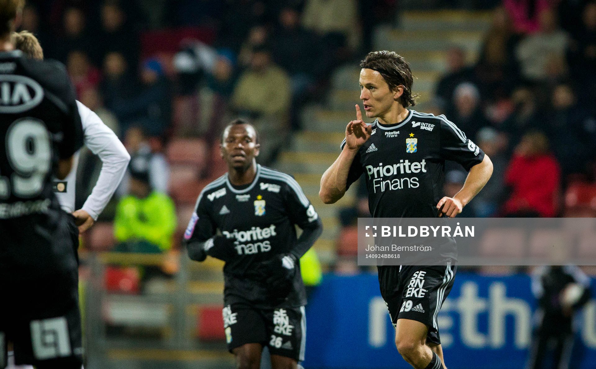 IFK Göteborgs Lasse Vibe gjorde hattrick mot Örebro, på