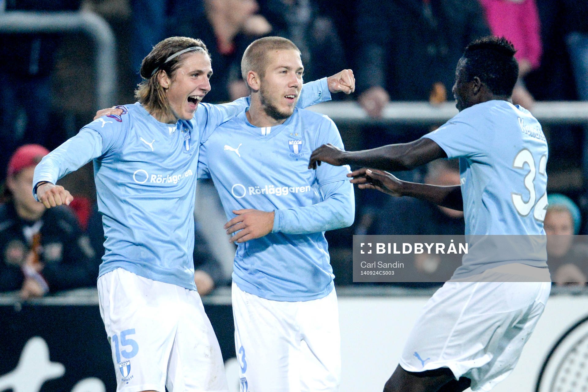 Malmö FFs Pawel Cibicki jublar