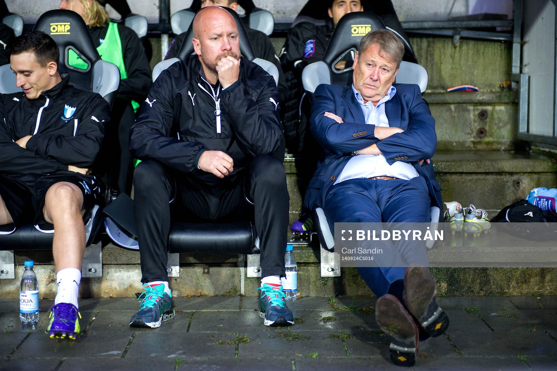 Malmö FFs assisterande tränare Olof Persson och tränare