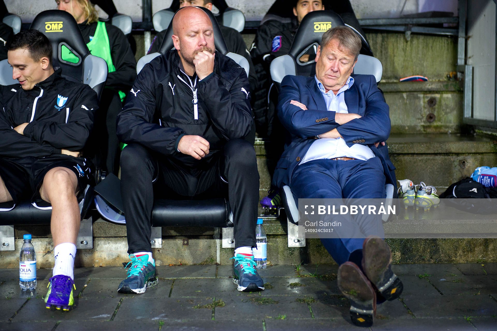 Malmö FFs assisterande tränare Olof Persson och tränare