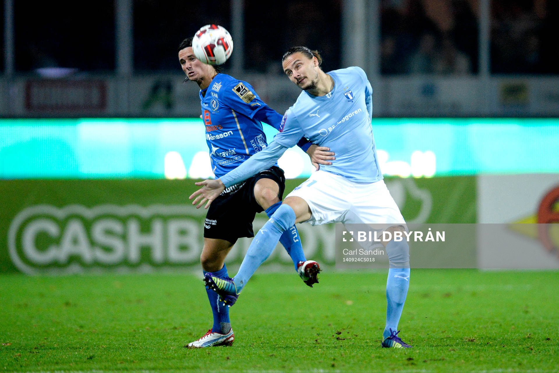 Halmstads Marcus Antonsson och Malmö FFs Erik Johansson