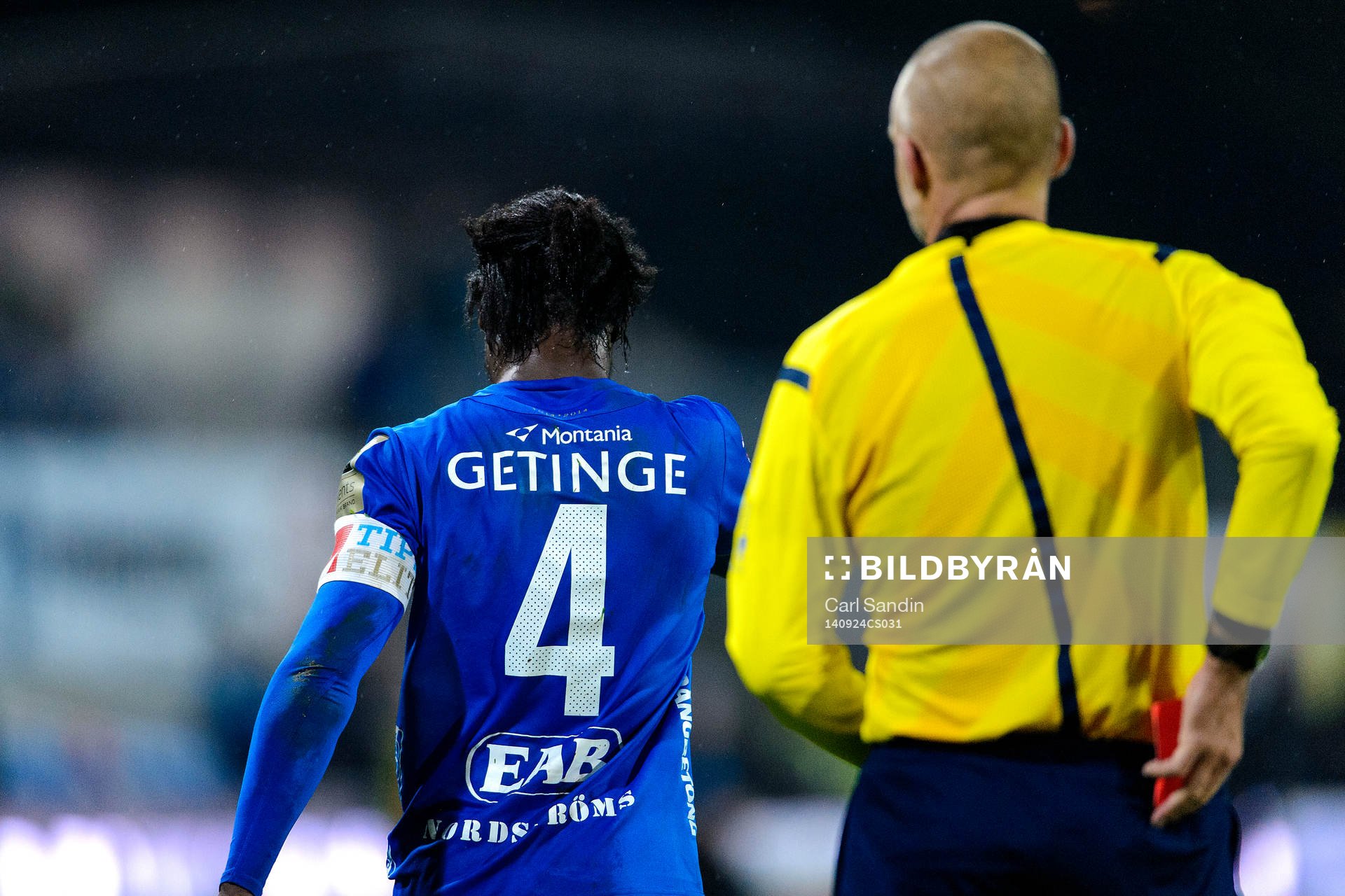 Halmstads Joseph Baffo kämpar planen
