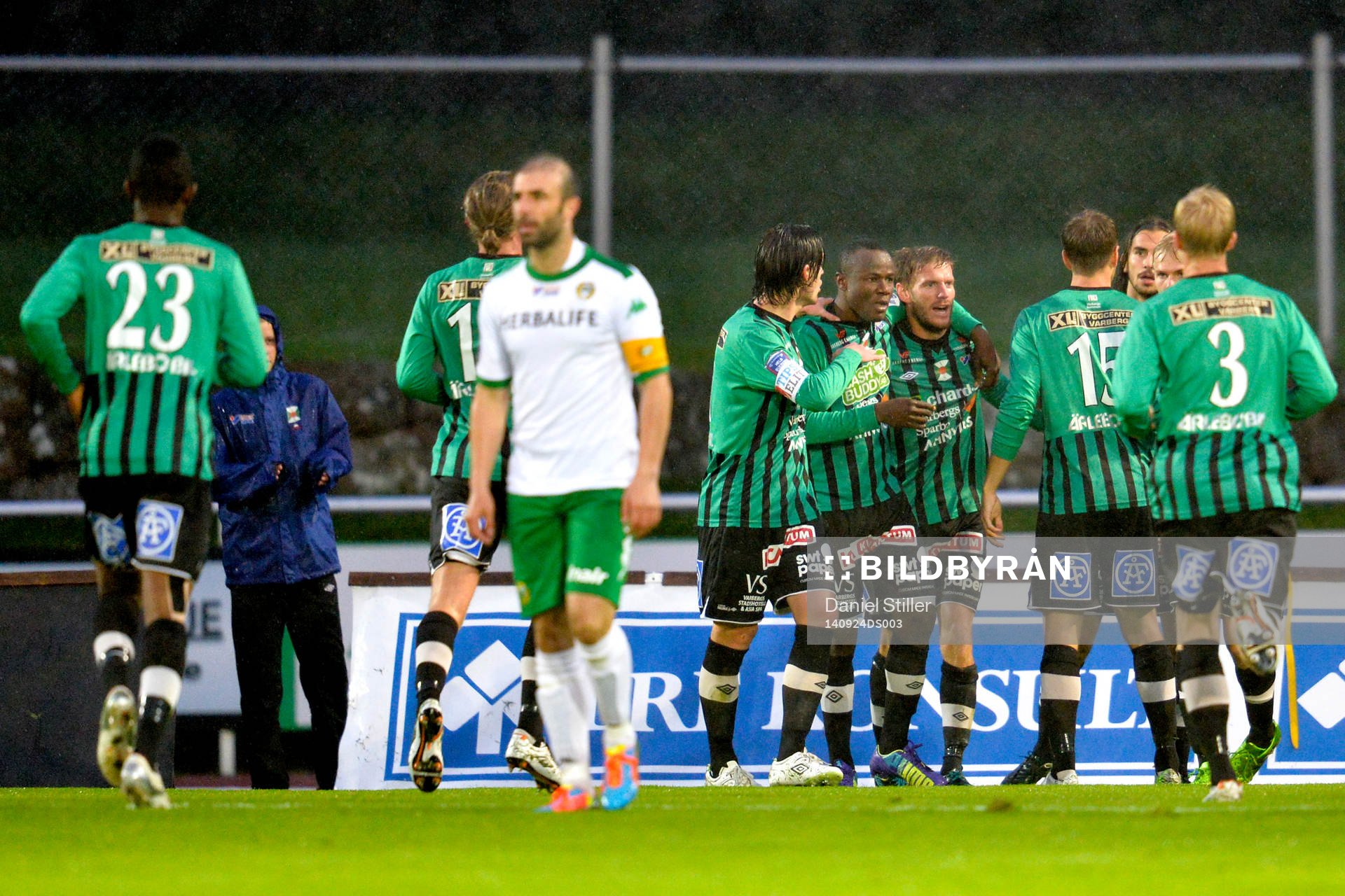 Varbergs Karl Söderström jublar