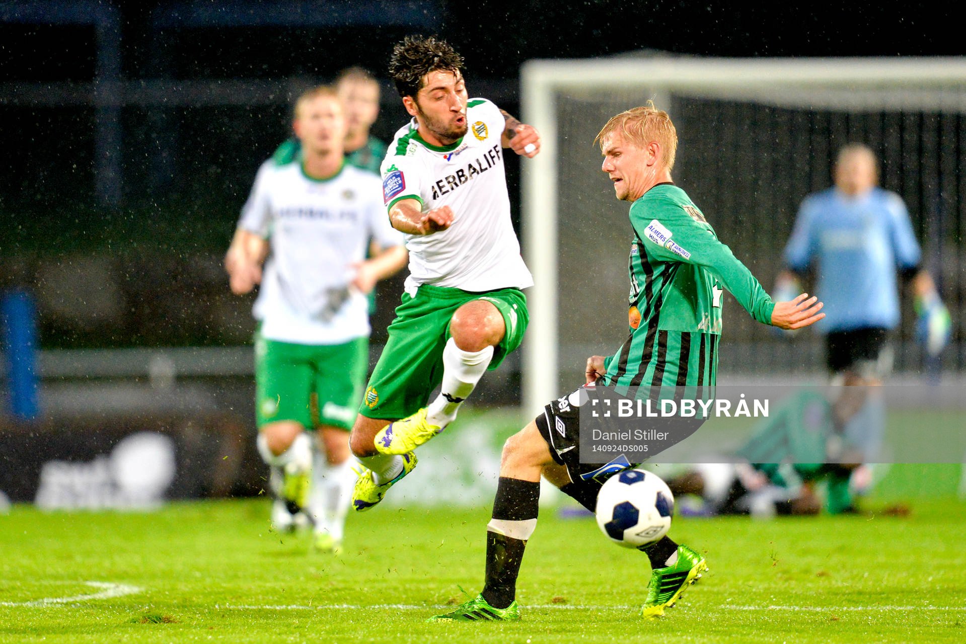 Hammarbys Nahir Besara och Varbergs Erik Lund