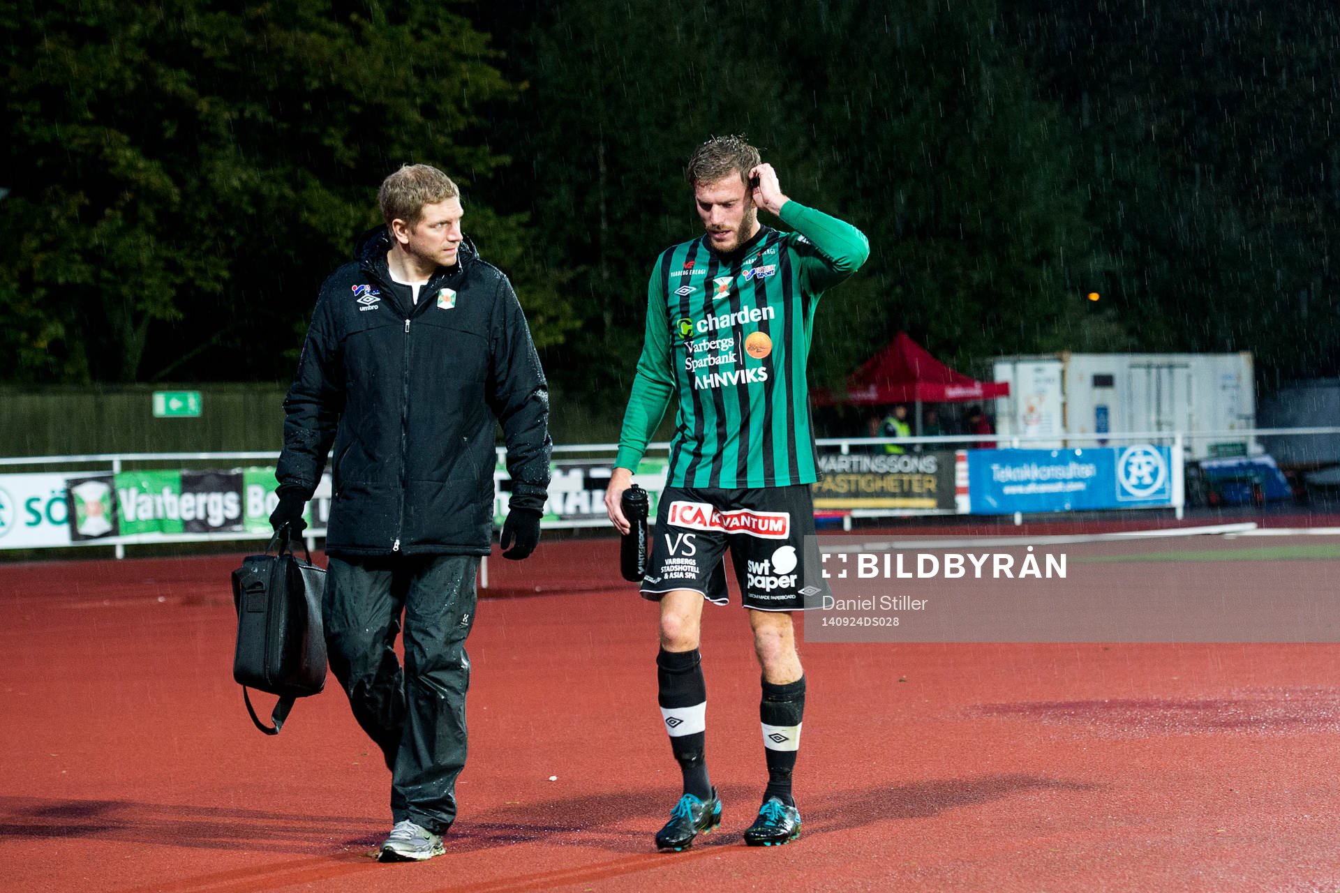 Varbergs Karl Söderström får utgå skadad