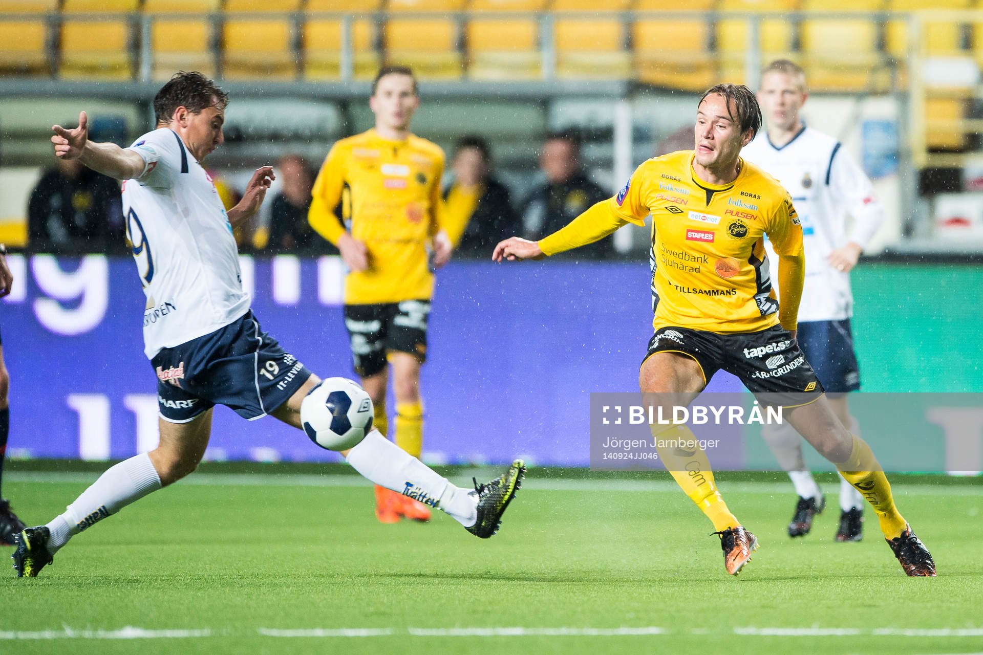 Elfsborgs Viktor Prodell (h) och Gefles Marcus Hansson (v)