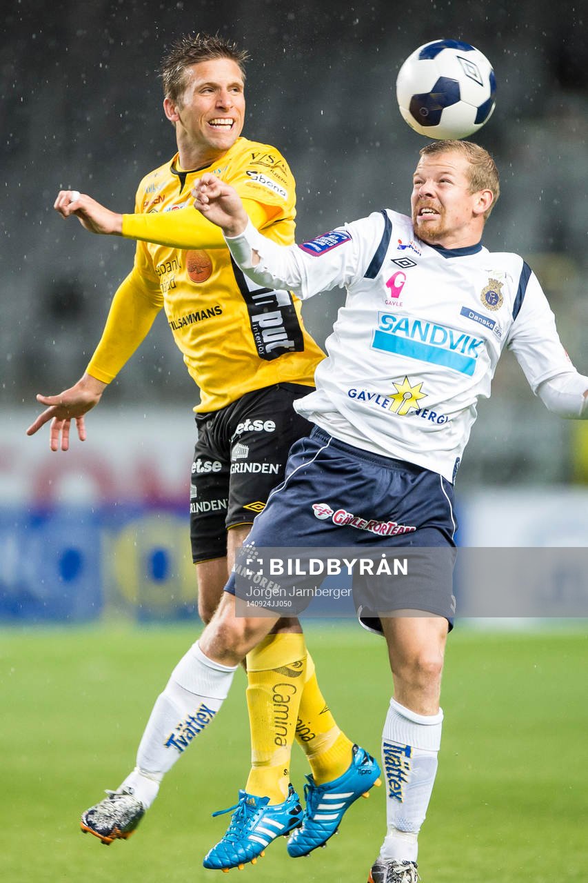 Elfsborgs Anders Svensson och Gefles Jonas Lantto i
