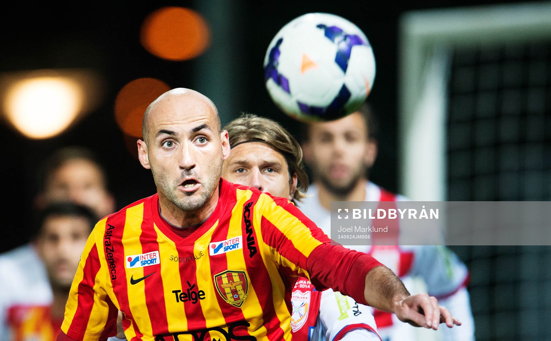 Syrianskas Dinko Felic har fokus på bollen