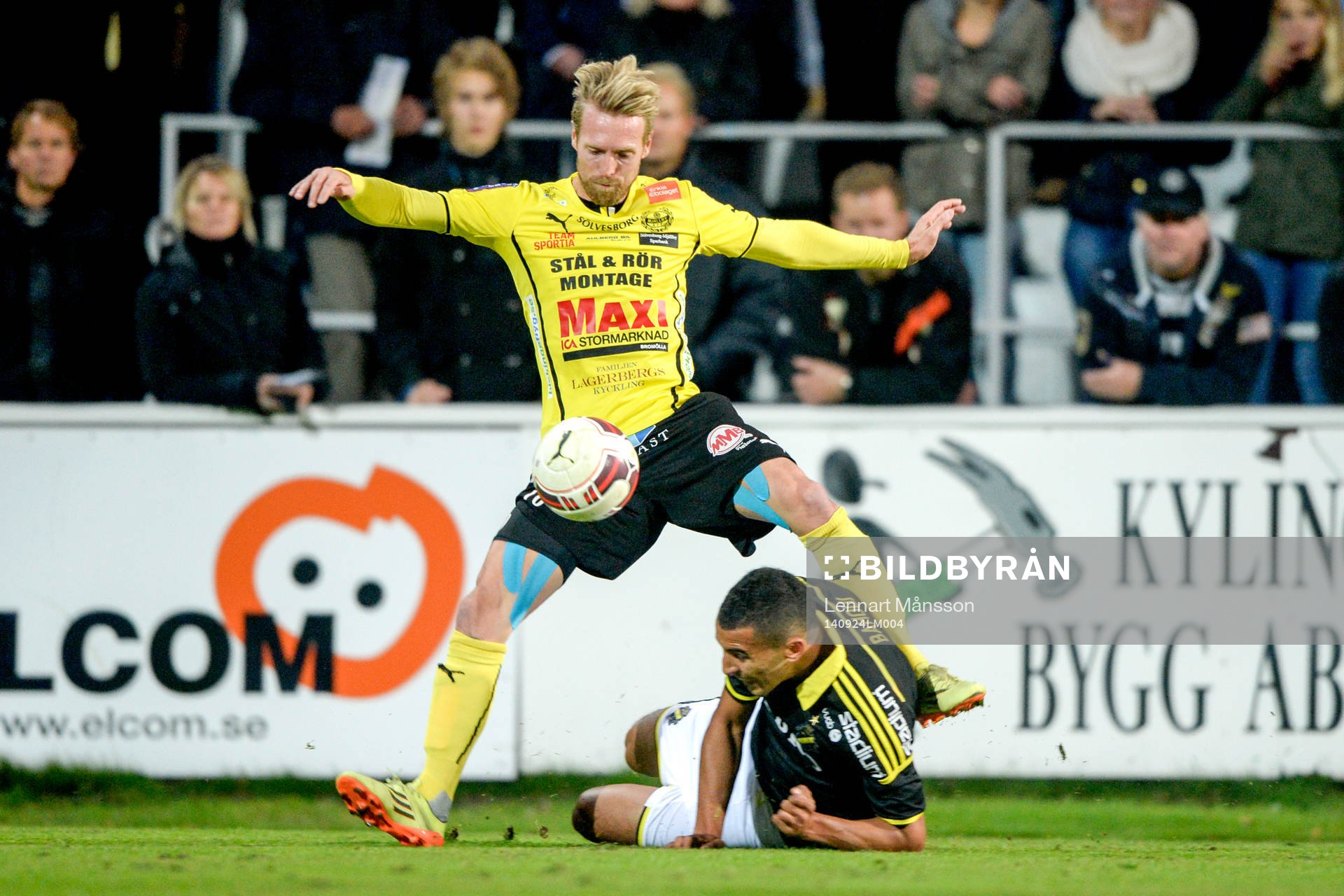 s Nabil Bahoui i matchen i allsvenskan mellan Mjällby och
