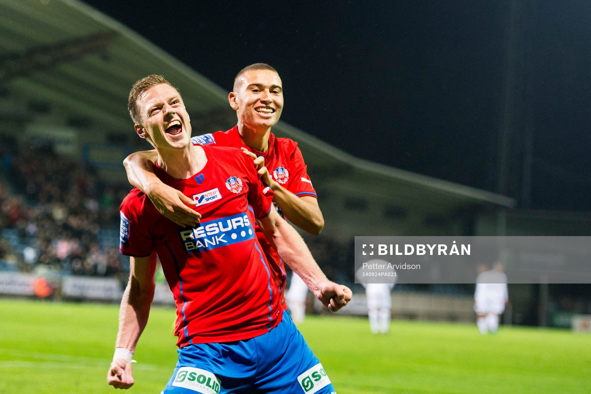 Helsingborgs Arnór Smárason jublar