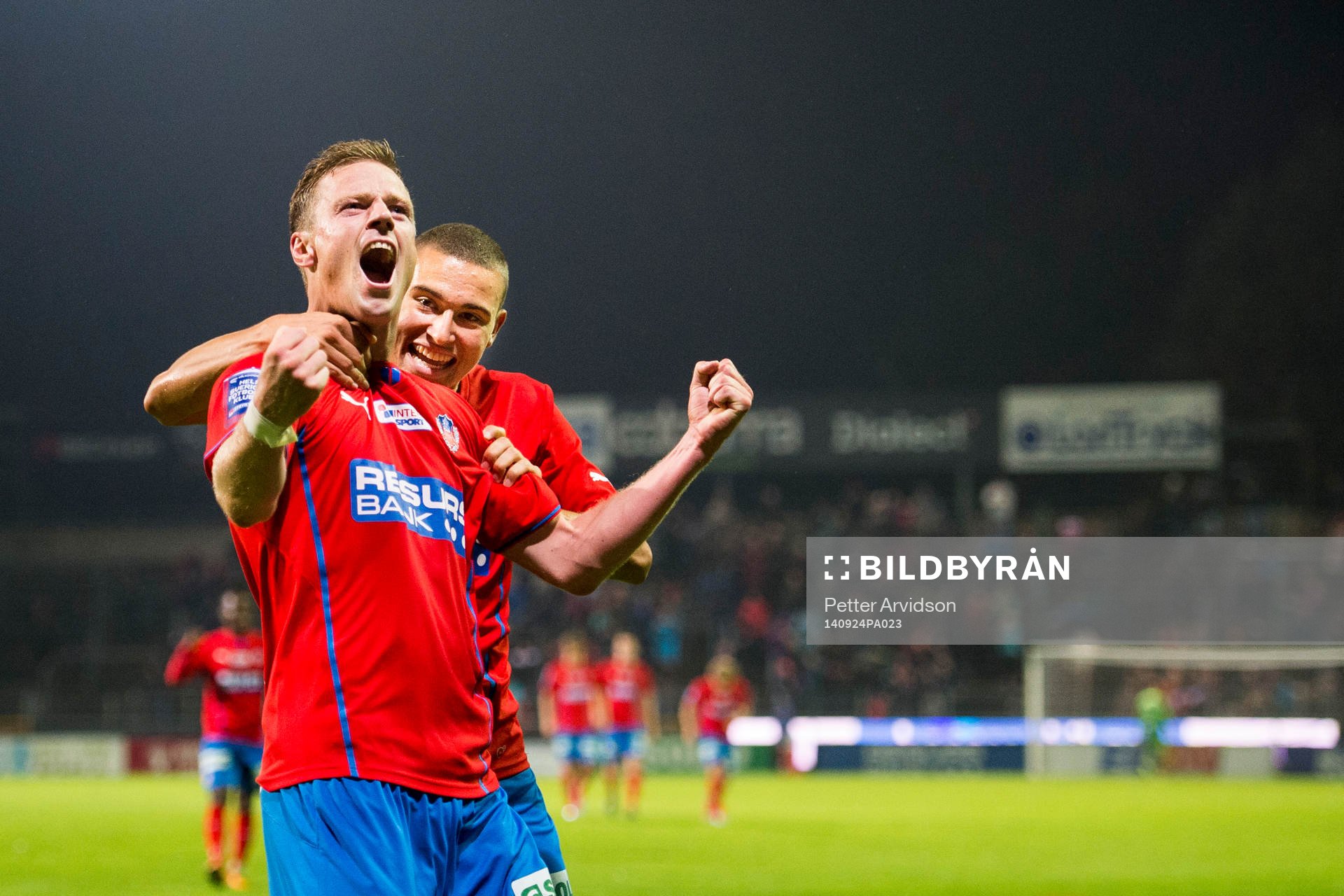 Helsingborgs Arnór Smárason jublar