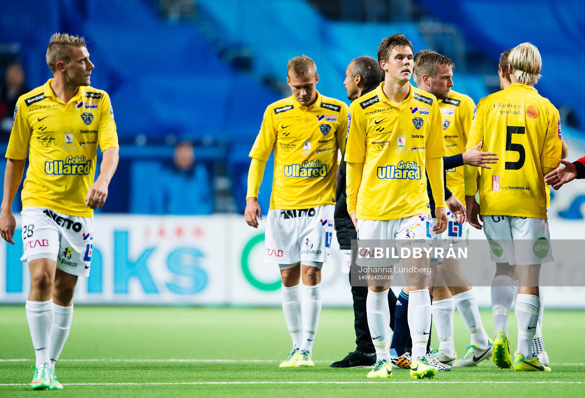 Falkenbergs spelare deppar