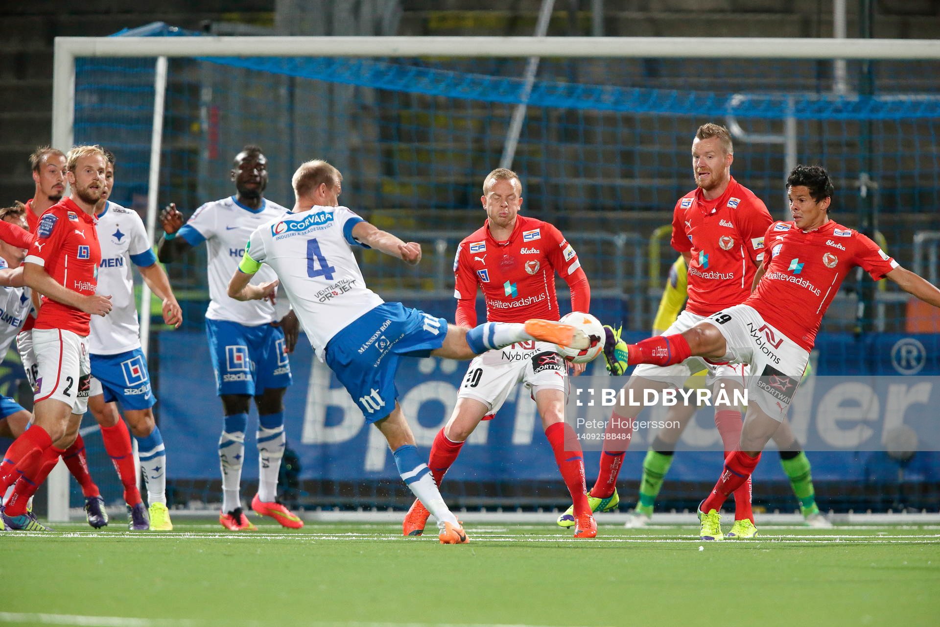 Skott av Norrköpings Andreas Johansson