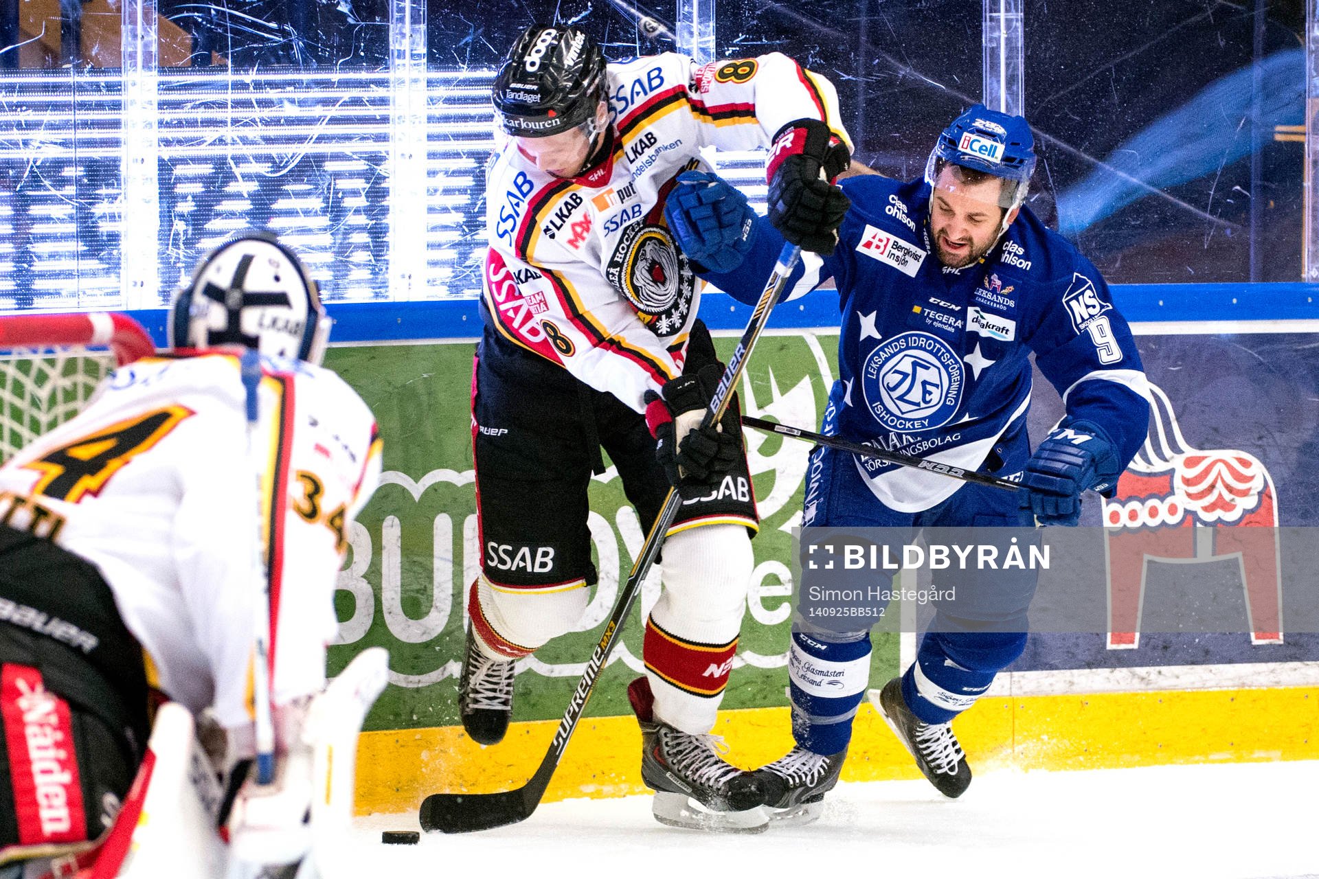 Luleås Per Savilahti-Nagander och Leksands Eric Himelfarb